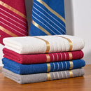 Kit 4 Toalhas de Banho de Algodão Macio