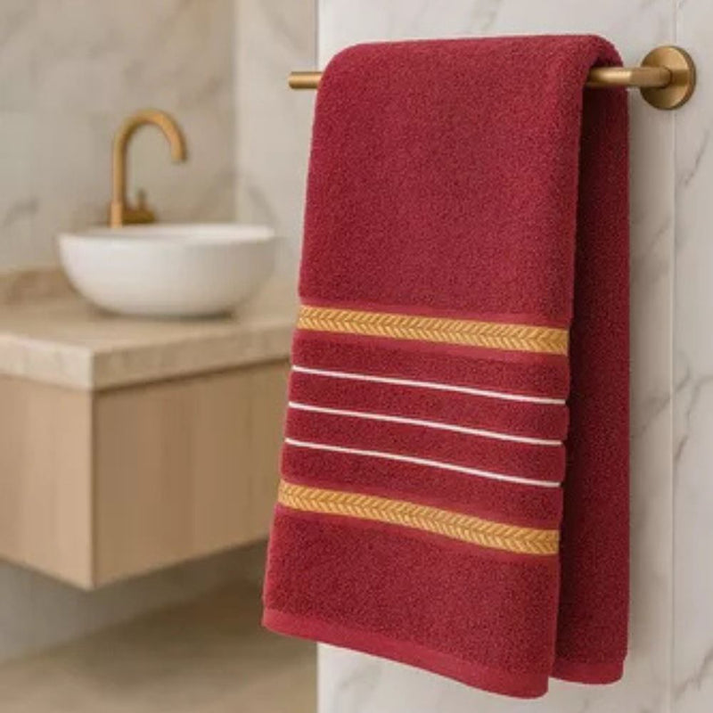 Kit 4 Toalhas de Banho de Algodão Macio